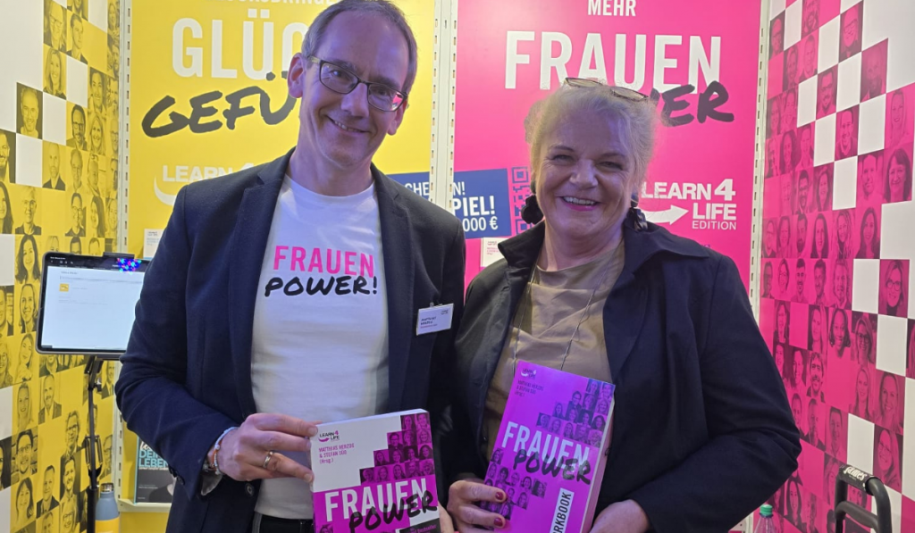 Cornelia Stöckmann und Matthias Herzog auf der Frankfurter Buchmesse