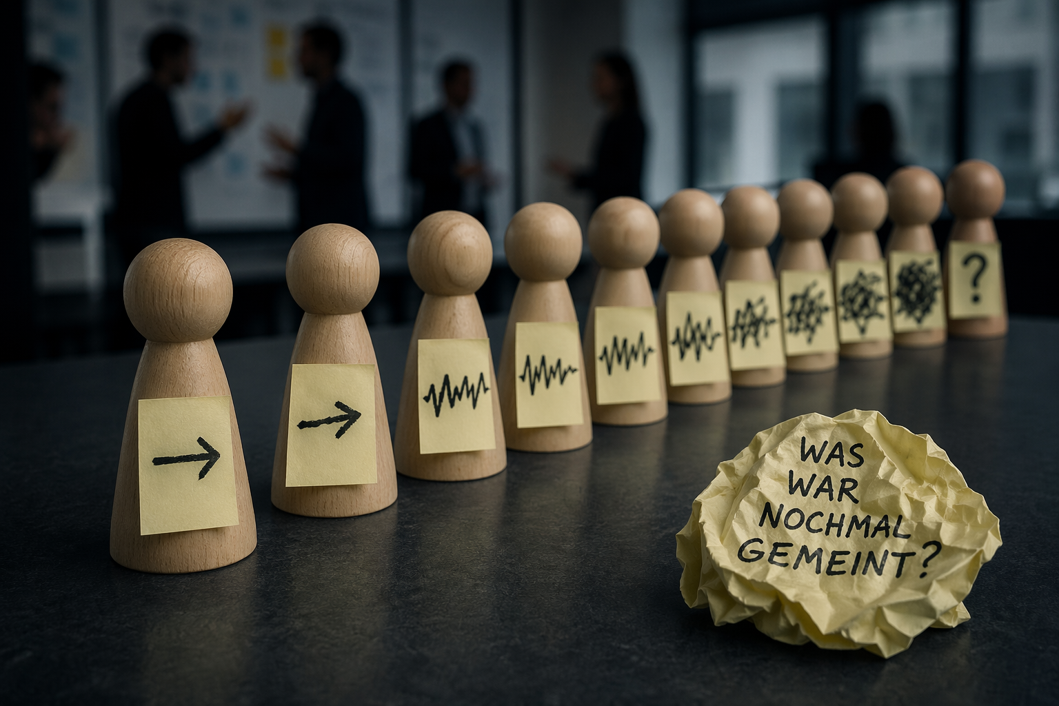 Warum Arbeit in Unternehmen oft auf Annahmen startet und genau das Zeit und Geld kostet.